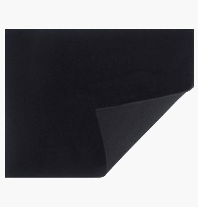 Neoprene Sheets 3mm Double Lined Nylon 1000mm x 1260mm – BLACK – VELCRO COMPATIBLE
