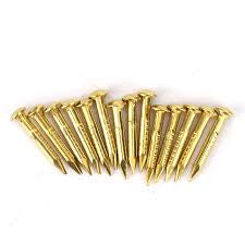 3/8" Solid Brass Escutcheon Pins