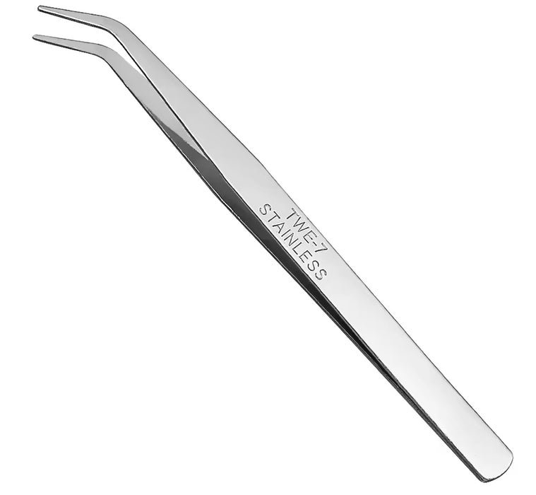 Stainless Steel Tweezers Curved
