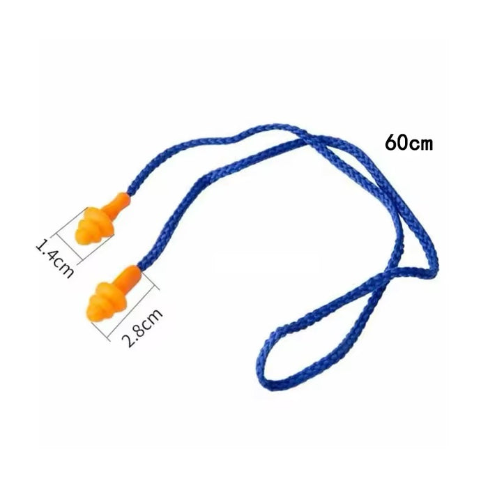 Ear Plugs Cord Noise Cancelling - Pack 10