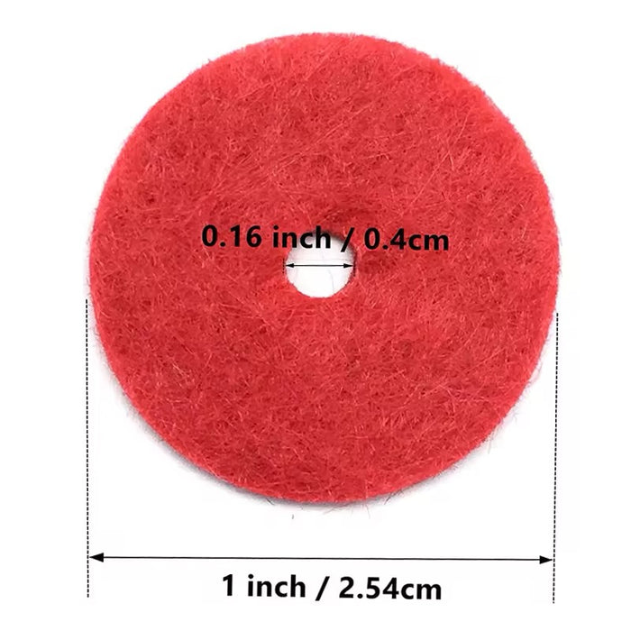 Singer Spool Pin Red Felt Pad - Pack of 4