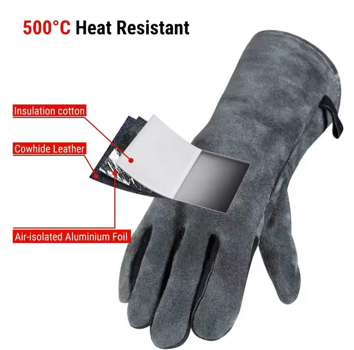 Heat Protection Welding Gloves